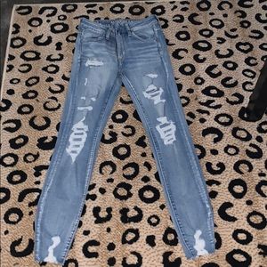 American eagle super stretch X hi rise jegging